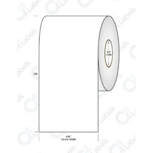 4” x 220’ inkjet labels